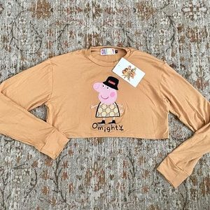 New Omighty Peppa Pig crop top